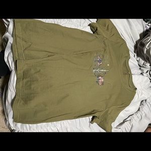 Please message me before buying - green shein top - size: S